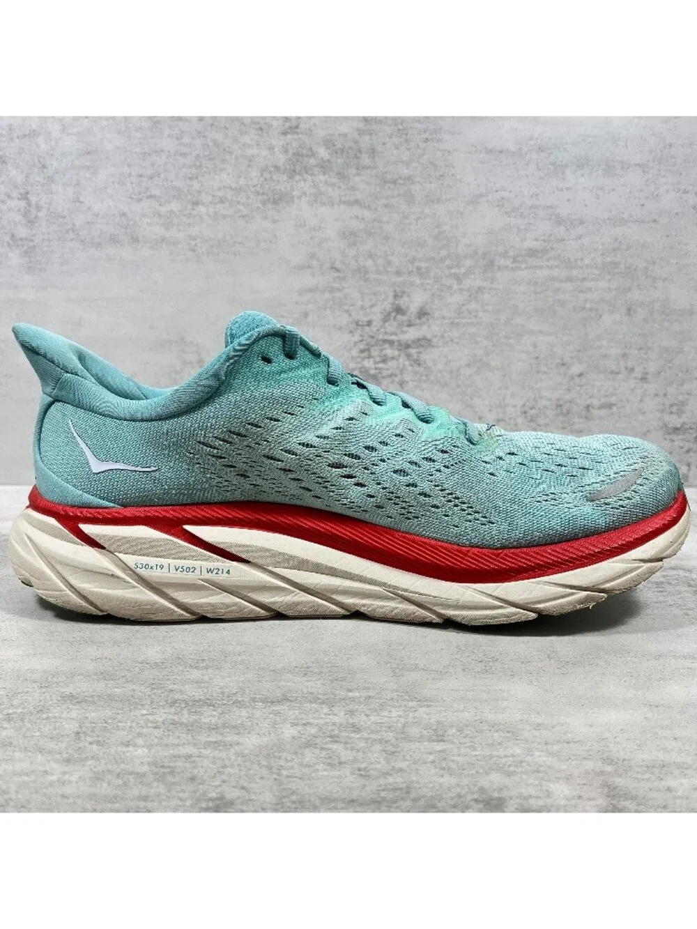 Hoka One One Clifton 8 Running Shoes - Women's Size 9 - Green T